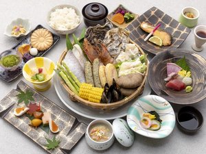 地獄蒸し会席