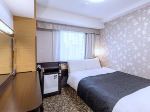 ダブルルーム ■広さ11u/ベッド幅140cm×1台