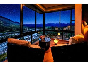 南アルプス側角部屋 見上げれば満天の星空