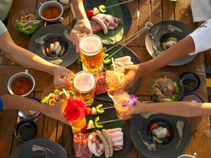 レストラン「海辺のテラス」ビーチサイドBBQ