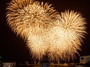 熱海海上花火大会 屋上ルーフトップテラスからの景色(イメージ)