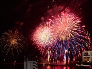 熱海海上花火大会 屋上ルーフトップテラスからの景色(イメージ)