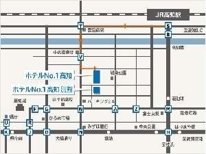ホテル周辺地図(平成27年5月現在)