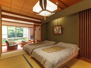 当館唯一のベッドタイプルーム