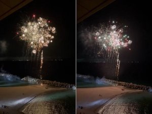 【夏限定】ビーチで打ち上げ花火が毎日上がります。※2026年度は未定