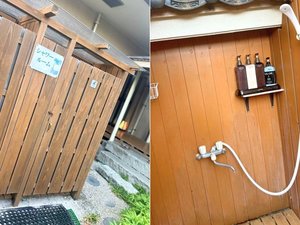 【海水浴シーズン限定】宿泊者様用にシャワーブースを解放しています。