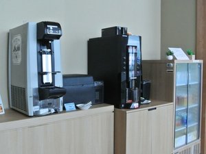 24時間いつでもご利用いただける、コーヒーマシン。