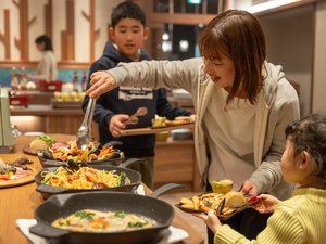 ブッフェ会場