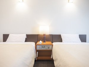 スタンダードツインルーム 23u ベッド幅120p 定員2〜3名