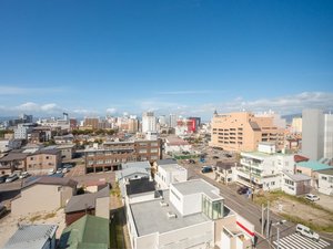 最上階客室からの眺望