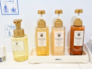 全客室バスアメニティはPOLAを使用しております♪