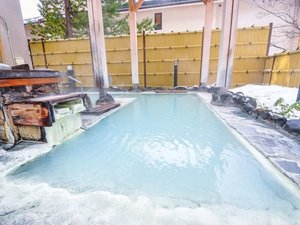 冬の露天風呂
