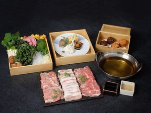あぐー豚のしゃぶしゃぶセット(イメージ)