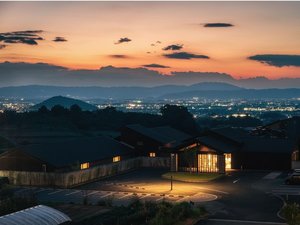 夕景とサンヴィ