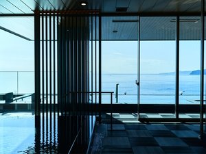 ◆展望露天風呂「想海」|刻々と移り変わる海景を眺めながら得られる心身の開放。