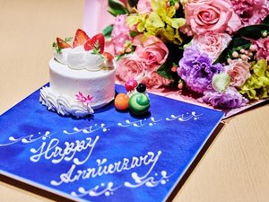 ◆アニバーサリーオプション|お誕生日や記念日など特別な日のお祝いに ※イメージ