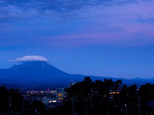 【景観】情緒あふれる夕暮れの大山