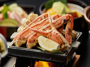 【夕食/特選蟹会席】焼き蟹 ※一例