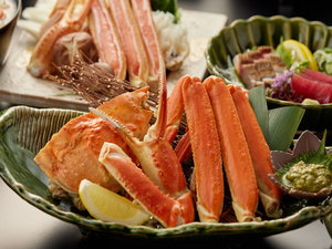 【夕食/特選蟹会席】ボイル蟹 ※一例