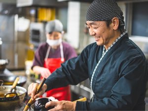 料理は職人の手仕込み