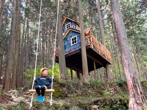 *【ツリーハウス|一例】非日常を思いっきり楽しもう!ミューの森を冒険して物語の主人公になろう♪