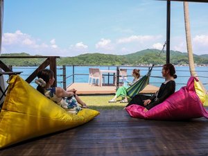語らう時間が、旅の思い出になるテラス Private terrace with ocean breeze & silence