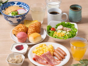 朝食盛り付け例(洋食)