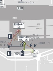 【シャトルバス乗降所マップ】