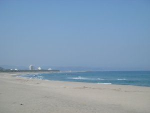 南千倉ビーチ・車で5分。きれいな水と明るい砂浜が女性に人気です。