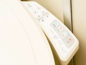 客室内トイレは全室ウォシュレット音符