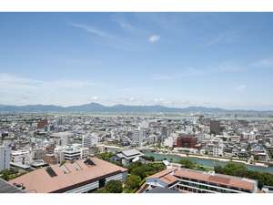【景観】ホテルからは徳島市内の景色を一望できます♪