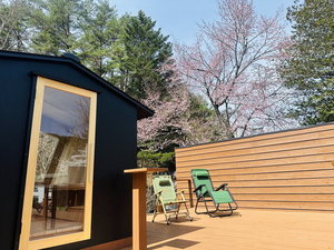 ◆春の屋外サウナ「Forest Sauna」