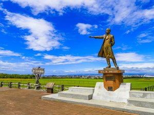 【羊ヶ丘展望台】有名なクラーク博士の像は人気の撮影スポットです◎