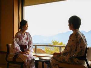 ながめ抜群のお部屋「わぁー、絶景だね!」