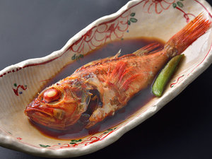 『和食膳』コース、季節の煮魚