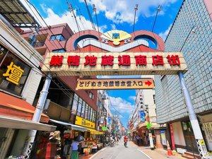 巣鴨地蔵通商店街/ホテルより徒歩3分/商店街通りは780mあってお買い物やお食事など楽しめます。
