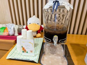 1階ロビーにウェルカムドリンクをご用意しております。