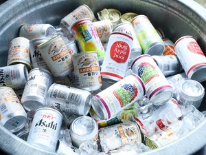 お風呂上がりの一杯♪ロビーではウェルカムドリンクやウェルカムアイスをご用意しております。