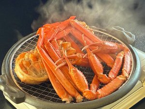 蒸し物 紅ズワイ蟹 源泉蒸し