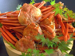 冬の味覚の王様「かに」