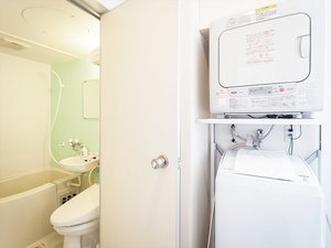 全室共通:洗濯機・ガス乾燥機完備