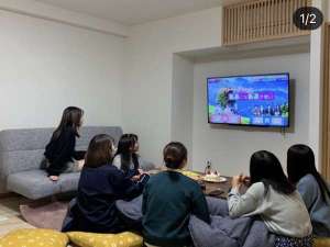温泉で女子会♪