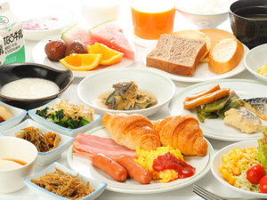 朝食盛り付け例A