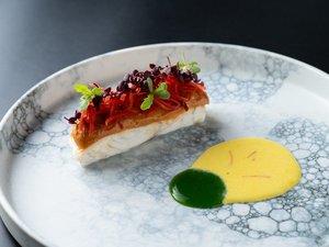 五感で感じる料理長厳選食材の和モダンフレンチコース(一例)