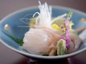 〈別注文メニュー〉刺身ならではのトロリとした食感をお楽しみください
