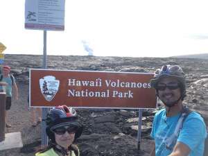 オーナー夫妻は大の旅行好き!ハワイ島・ボルケーノにて