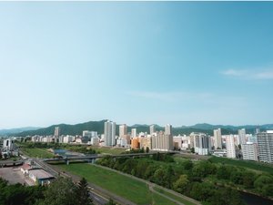 夏の豊平川