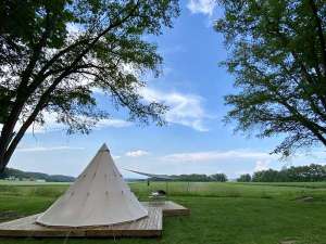 【北海道帯広・十勝川の公共の宿】国民宿舎 新嵐山荘のグランピングテント