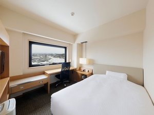 ●シングルルーム(17u・140cmベッド1台)※シャワーブースのみ