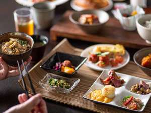 朝食バイキング(イメージ)グループホテルのメニューもご用意しております☆